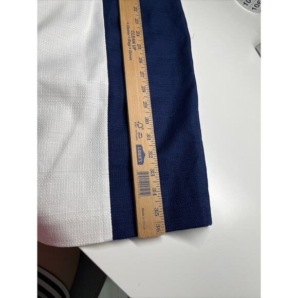 Lauren Ralph Lauren Dress 12P Petite Sheath Empire Pencil Sheath Tank Nautical - Picture 12 of 15